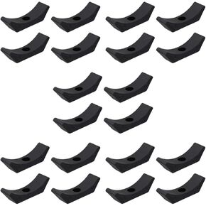 BESPORTBLE 20 Pcs Dumbbell Saddles Dumbbell Cradles Replacement Dumbbell Racks Dumbbell Racks Plastic Dumbbell Cradles