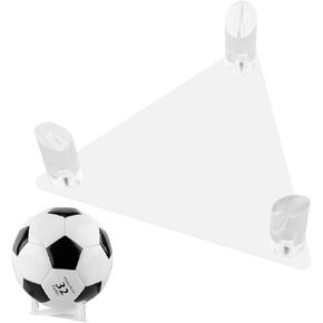 Basketball Holder, Sports Ball Storage Rack Acrylic Football Soccer Ball Display Stand Practical Ball Display Rack Collection Holder for Various Balls