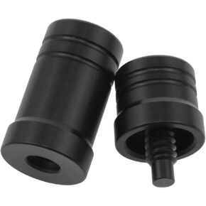 1 Set Billiard Cue Joint Protectors 5/16x14 Pool Cue Stick Joint Protector Black Plastic Cue Joint Protector for Pool Cue Cases of Joints