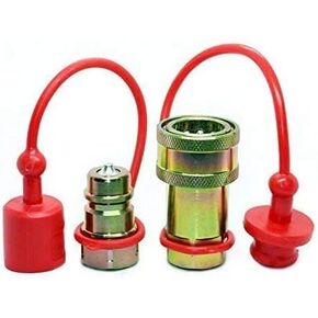 1/2″ NPT ISO 7241-B Quick Disconnect Hydraulic Coupler Set (2 SET)