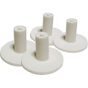 Vinyl Quote Me Rubber Golf Tee Holder Set for Practice & Driving Range Mats (4 Pack)