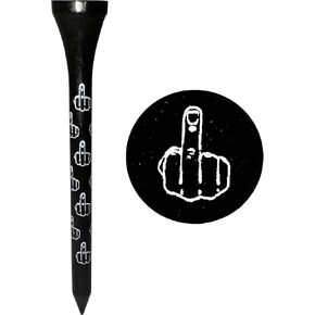 Gopher's Golf Bamboo Golf Tees | Golf Gift | 2 3/4 Inch Golf Tee | Funny Golf Tees Black Golf Tee | Pink Golf Tee | White Golf Tee | Over 50 Golf Tees | Professional Golf Tees | Wood Golf Tee