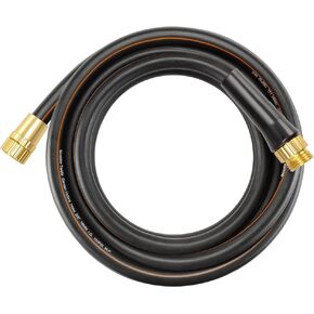 Giraffe Tools Garden Hose 100ft x 5/8", Water Hose Heavy Duty, with Swivel Handle Lightweight, Flexible Hybrid Hose, Male Female Fittings