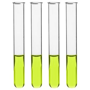 EISCO 24PK Test Tubes, 30ml - Borosilicate 3.3 Glass - 1.2mm Thick Walls, Beaded Rim - Superior Heat & Chemical Durability - 5.9" Tall, 0.8" Diameter