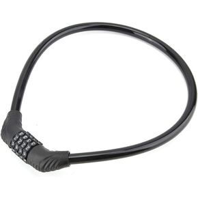 Bike Chain Lock, 4 Digit Combination Bike Lock Anti Theft Chain Lock Bike Lock Cable for Bike Electric Scooter Baby Stroller Luggage Motorcycle