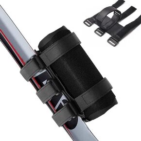 Bike Speaker Mount Bicycle Speaker Fixed Strap Adjustable Portable Speaker Mount MTB Road Bike Bottle Cage Golf Cart Speaker Bicycle Bottle Holder Compatible with Golf Cart, Bicycle, Boat,UTV