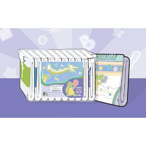 ABUniverse AlphaGatorz Adult Diapers (Pack of 10) (Large)