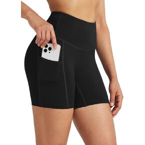 Willit Women's Biker Shorts High Waisted Workout Yoga Running Volleyball Spandex Shorts 5'' 7'' in Kuwait
