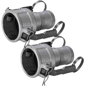 Camlock Fittings 2Inch Type C Female Couplings 2'' Hose Shank Cam and Groove Fitting (Camlock C200)