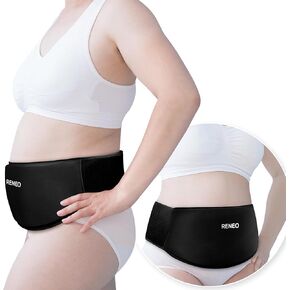 C Section Ice Pack for Post-Op, C Section Recovery Must Haves, Ice Packs Postpartum for Swelling & Pain Relief, Post C Section Belly Binder with Hot & Cold Therapy, Protects from Knocks, Pink