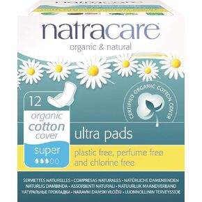 NATRACARE PADS,SUPER,ULT W/WINGS, 12 CT (Pack of 2)