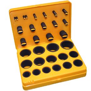 Small Parts KIT-QN70-30 Buna-N Quad-Ring Kit, Black, Buna, 70A Durometer, 30-Sizes (Pack of 382 Pieces)