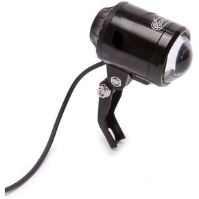 Portland Design Works | Kepler E-bike Headlight | Bosch E-bike System Plug and Play, Black, Fits e-bikes with fork crown hole for mounting