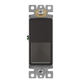 ENERLITES 3-Way Decorator Paddle Light Switch, Gloss Finish, Single Pole or Three Way, 3 Wire, Grounding Screw, Residential Grade, 15A 120V/277V, UL Listed, 93150-GD, Gold