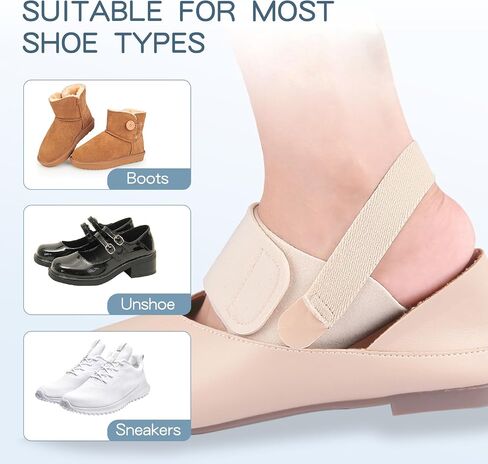 Arch Support Inserts for Plantar Fasciitis Relief, Adjustable Arch Support Bands with Buil-in Orthotics cushion, Foot Arch Support for Pain Relief with Gel Pads for Flat Feet High & Fallen Arch Khaki in Saudi Arabia