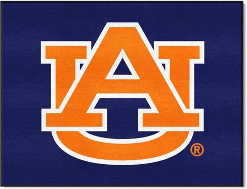 FANMATS 1354 Auburn Tigers Tailgater Rug - 5ft. x 6ft. Sports Fan Area Rug, Home Decor Rug and Tailgating Mat - AU Primary Logo in Saudi Arabia