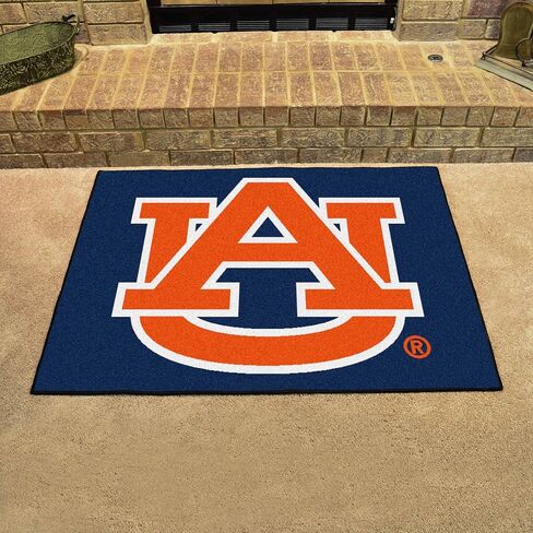 FANMATS 1354 Auburn Tigers Tailgater Rug - 5ft. x 6ft. Sports Fan Area Rug, Home Decor Rug and Tailgating Mat - AU Primary Logo in Saudi Arabia