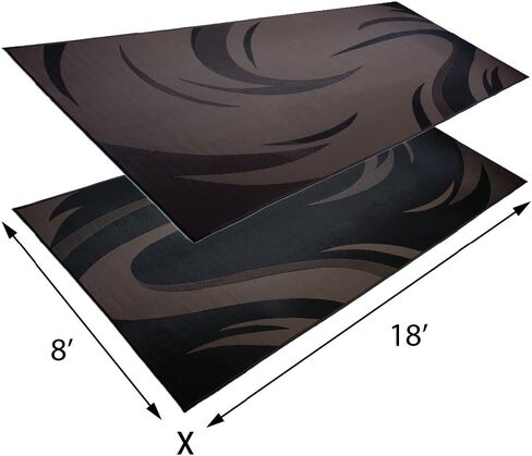 Stylish Camping Reversible Outdoor Patio / RV Camping Mat in Saudi Arabia