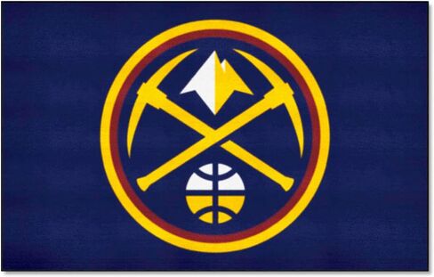 FANMATS 11905 Denver Nuggets Starter Mat Accent Rug - 19in. x 30in. | Sports Fan Home Decor Rug and Tailgating Mat in Saudi Arabia