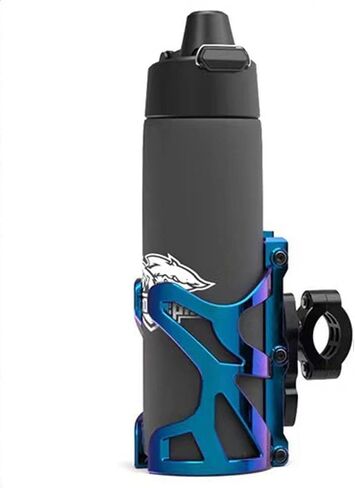 SaiDian 1Pcs Bike Water Bottle Cage Holder Motorcycle Cup Holder for ATV MTB Bicycle(with Screws Tool and Pipe Clamp) in Saudi Arabia