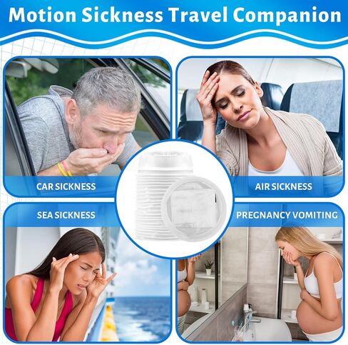 25 Pcs Vomit Bags Throw Up Bags Disposable Barf Bags 1000ml Blue Portable Leak Resistant Emesis Bags with Snap, Aircraft Car Sickness Bag for Travel Motion Sickness Pregnancy Patients Kids in Saudi Arabia