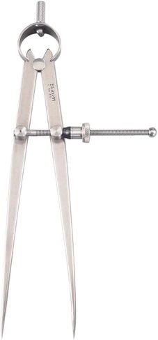 مقسم من النوع الزنبركي Starrett Yankee مع فولاذ عالي الجودة وزنبرك مقوس وصمولة زنبركية سريعة الضبط - حجم وسعة 8 بوصات، نوع مفصل زنبركي - 83B-8 in Saudi Arabia