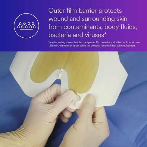 3M™ Tegaderm™ ضمادة غرواني مائي، 90007، عجزي، 6/صندوق 4 صناديق/علبة in Kuwait