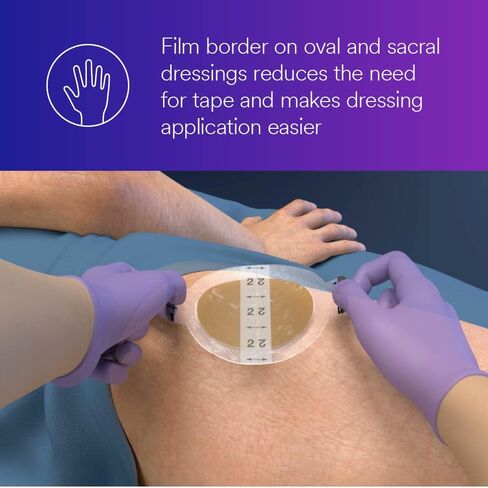 3M™ Tegaderm™ ضمادة غرواني مائي، 90007، عجزي، 6/صندوق 4 صناديق/علبة in Kuwait