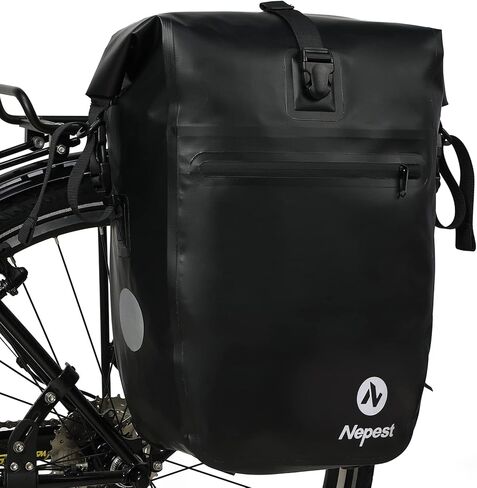 حقائب الدراجة المقاومة للماء للدراجات ذات الرف الخلفي ومقعد الدراجة بسعة 27 لتر مع حزام الكتف لركوب الدراجات والسفر وركوب الدراجات باللون الأصفر in Kuwait