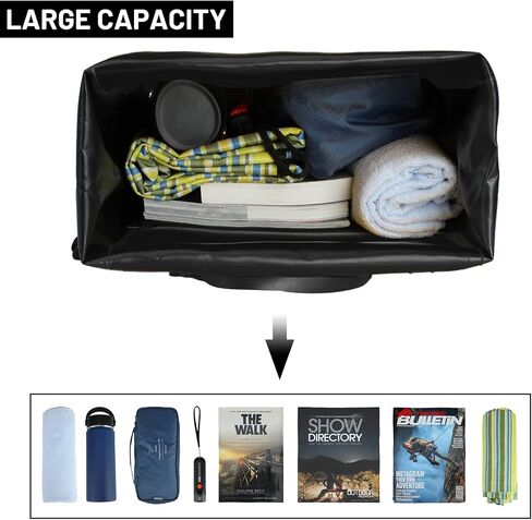 حقائب الدراجة المقاومة للماء للدراجات ذات الرف الخلفي ومقعد الدراجة بسعة 27 لتر مع حزام الكتف لركوب الدراجات والسفر وركوب الدراجات باللون الأصفر in Kuwait