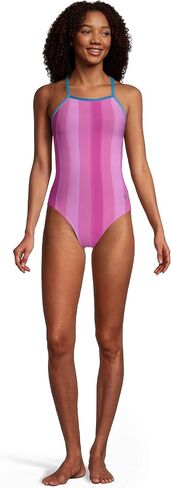 Speedo Women's Swimsuit One Piece Endurance X Back Printed in Saudi Arabia