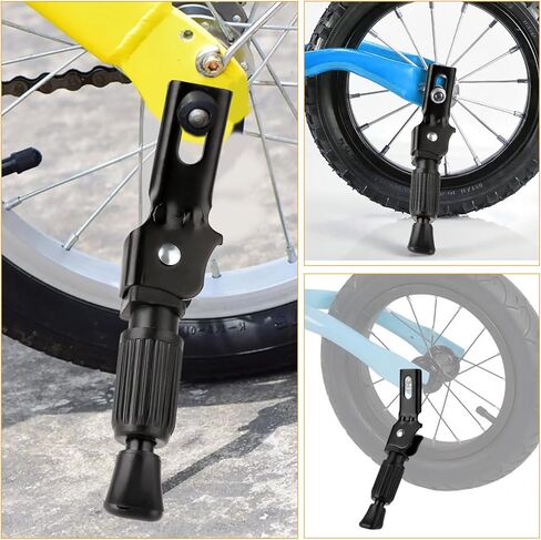 12 Inch Bike Kickstand, Bike Kickstand for 12" Wheel Adjustable Bicycle Kickstand Premium Steel with Pad for Rear Wheel Replacement for Training Wheel in Saudi Arabia