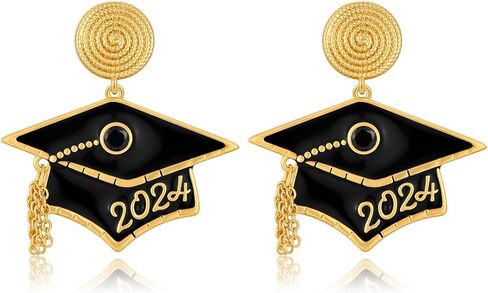 Graduation Scroll Earrings For Women Last Day Of School Earrings Graduation Dangle Drop Earrings Fashion High School College Jewelry Gift in Saudi Arabia