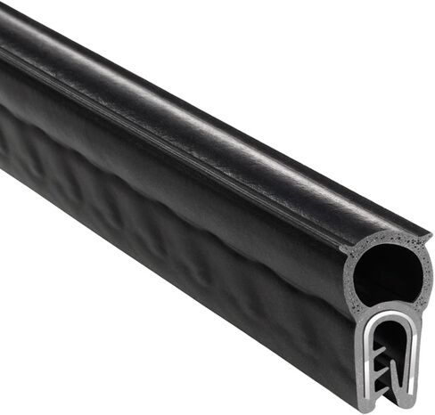 Trim-Lok DDA1549-25 EPDM مزدوج التحمل من المطاط/الحامل المعدني مع لمبة جانبية، يناسب الحافة 0.040 بوصة - 0.125 بوصة، طول 25 بوصة in Kuwait