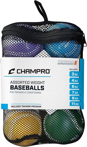 CHAMPRO Weighted Training Baseballs, Set of 6 in Saudi Arabia