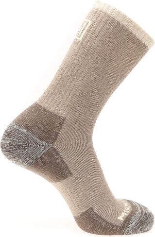 جوارب MIRMARU الرجالية 5 أزواج للمشي لمسافات طويلة في الهواء الطلق والجري والرحلات والتحكم في الرطوبة، جوارب تيري مبطنة بالكامل in Kuwait