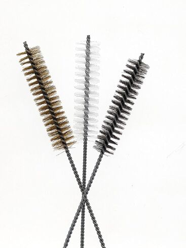 3 Piece Set of 16-Inch Tube Cleaning Brushes Copper, Stainless, Nylon for Various Surface Use (1.5-Inch Diameter) in Saudi Arabia