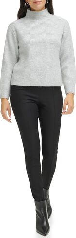 Calvin Klein Women's Sequin Mock Neck Long Sleeve Sweater in Kuwait