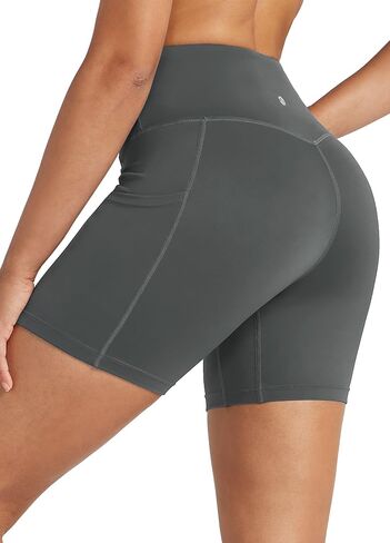 Willit Women's Biker Shorts High Waisted Workout Yoga Running Volleyball Spandex Shorts 5'' 7'' in Saudi Arabia