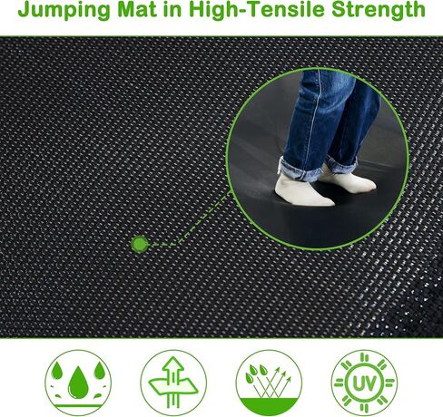 7FT Trampoline for Kids with Safety Enclosure Net Slide and Ladder, Easy Assembly Round Outdoor Recreational Trampoline for Kids and Adults Teens in Saudi Arabia