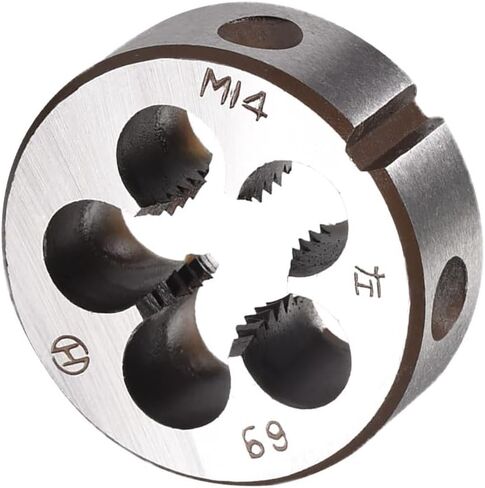 Metric Adjustable Round Die, M4 x 0.7, Alloy Steel Thread Left Hand Threading Die - (Applications: for Processing External Threads for Metal Plastic) in Saudi Arabia