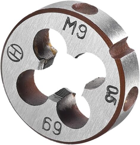 Metric Adjustable Round Die, M4 x 0.7, Alloy Steel Thread Left Hand Threading Die - (Applications: for Processing External Threads for Metal Plastic) in Saudi Arabia