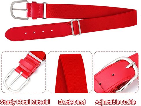 مجموعة جوارب وأحزمة البيسبول للشباب فوق جوارب كرة القدم للركبة مع حزام مرن للكرة اللينة للشباب والأولاد والبنات in Kuwait