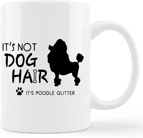 unny Labrador Dog Mug Cup,It's Not Dog Hair It's Labrador Glitter Ceramic Mug-11oz Coffee Milk Tea Mug Cup,Gifts For Dog Lovers Labrador Mom Dog Mom Women Men Teen Girls in Saudi Arabia