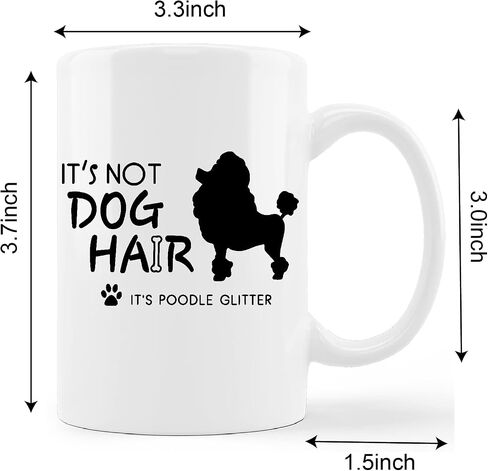 unny Labrador Dog Mug Cup,It's Not Dog Hair It's Labrador Glitter Ceramic Mug-11oz Coffee Milk Tea Mug Cup,Gifts For Dog Lovers Labrador Mom Dog Mom Women Men Teen Girls in Saudi Arabia