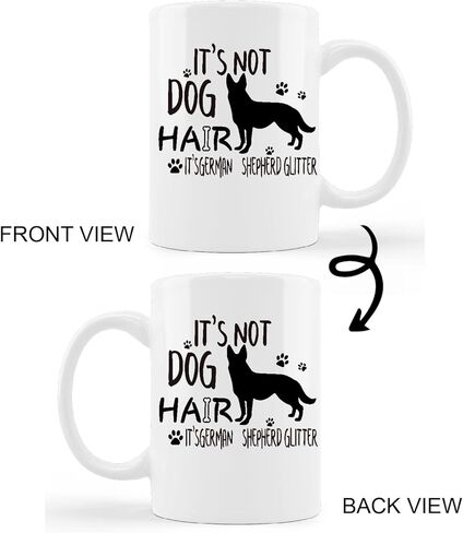 كوب كوب للكلاب من unny Labrador، إنه ليس شعر كلب، إنه كوب سيراميك لامع من لابرادور - كوب كوب شاي حليب القهوة سعة 11 أونصة، هدايا لمحبي الكلاب من لابرادور وأم الكلب والأم والنساء والرجال والفتيات المراهقات in Kuwait