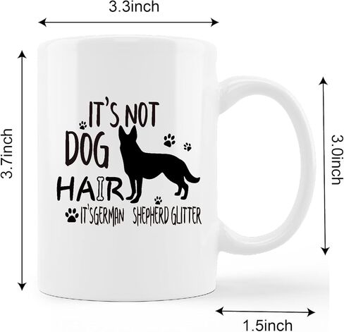 كوب كوب للكلاب من unny Labrador، إنه ليس شعر كلب، إنه كوب سيراميك لامع من لابرادور - كوب كوب شاي حليب القهوة سعة 11 أونصة، هدايا لمحبي الكلاب من لابرادور وأم الكلب والأم والنساء والرجال والفتيات المراهقات in Kuwait