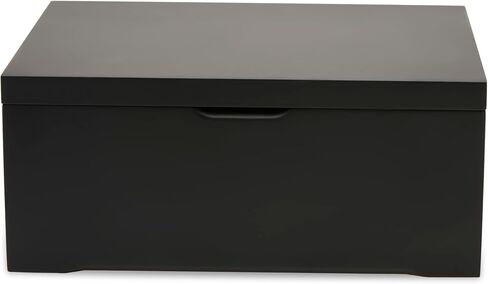 Mile & Stone Keepsake Box, Wooden Box for Storing Mementos, Sturdy Storage Box for Trinkets, Jewelry, and Collectibles, Stylish Memory Box for Men, 8 x 6 x 3.3 Inches, Black in Saudi Arabia