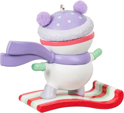 Hallmark Keepsake Christmas Ornament 2024, Granddaughter Snowboarding Snowman 2024, Family Gifts in Saudi Arabia