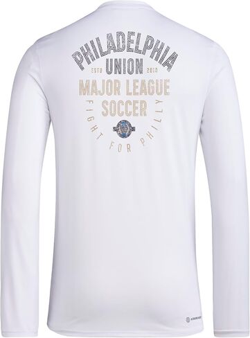 adidas Men's Philadelphia Union Long Sleeve Pre-Game T-Shirt in Saudi Arabia